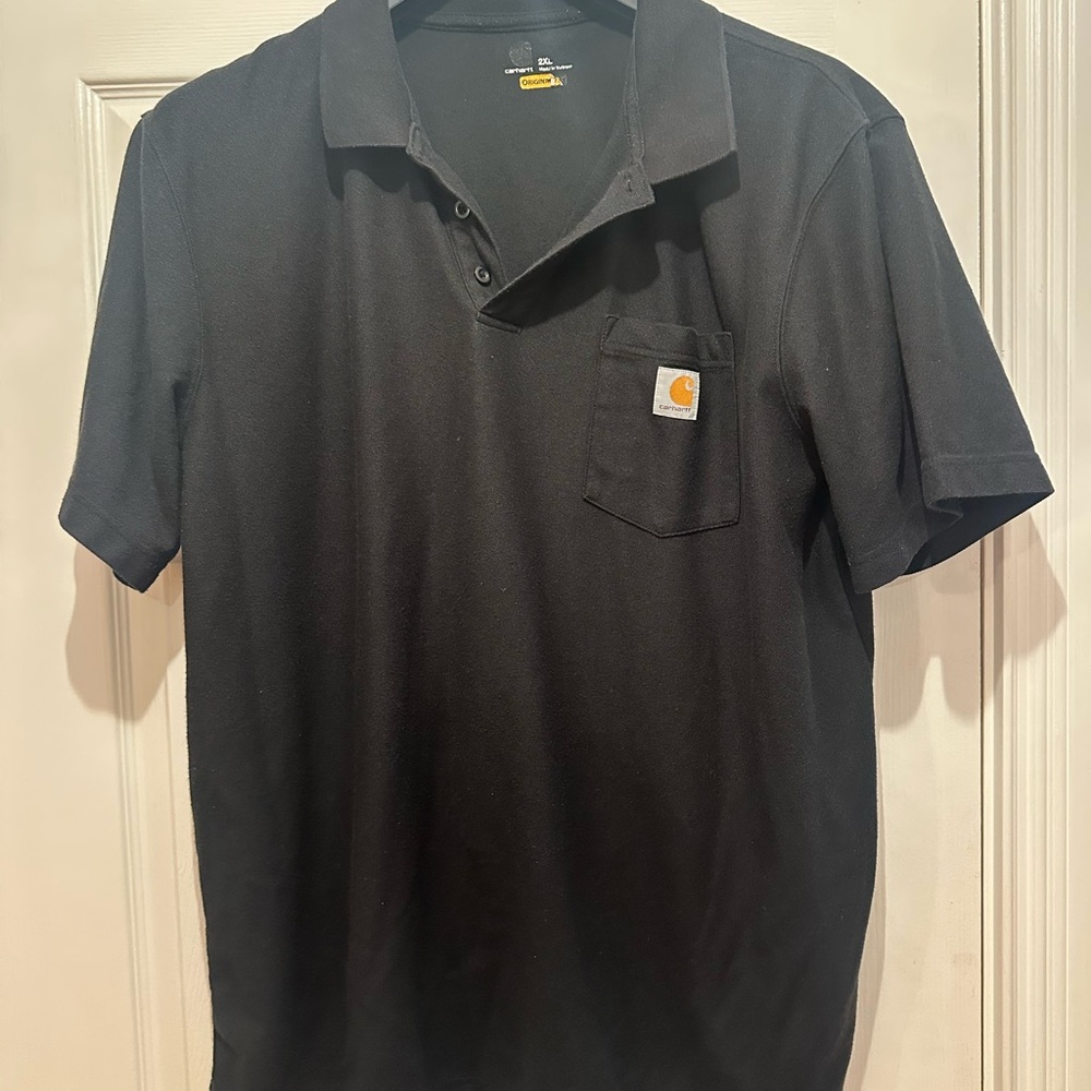 Carhartt Men's Polo Shirt in Black